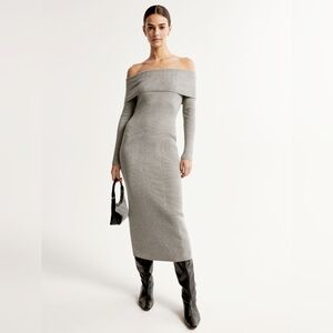 Abercrombie Off The Shoulder Sweater Dress